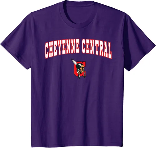 Vista 18 de Cheyenne Central High School Indians T-Shirt C2
