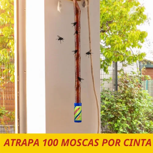 Vista 4 de Listón pegajoso para atrapar moscas, de Pic (FR10B), Paquete de 10