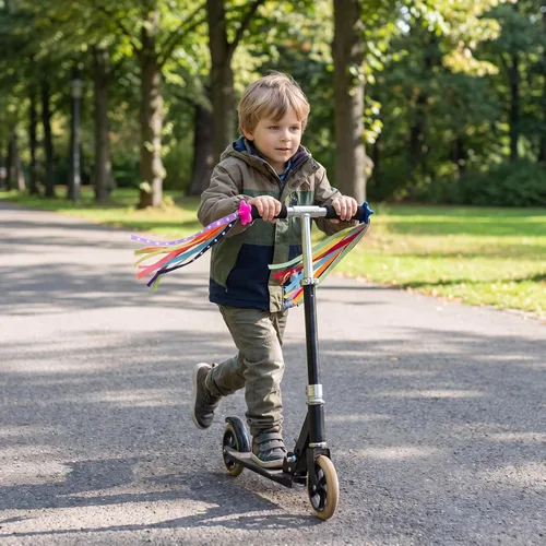 Vista 6 de Garneck Cinta colorida para manillar de bicicleta para niños, 1 par