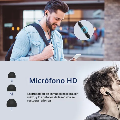 Vista 5 de USB C Headphones for Samsung Galaxy S26 S25 S24 Ultra iPhone 17 16 Pro Max Negro