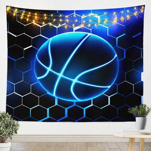 Vista 3 de Manfei Tapiz de coche de carreras, tapiz de pared para automóvil deportivo, bandera a cuadros negros y blancos para colgar en la pared, decoración