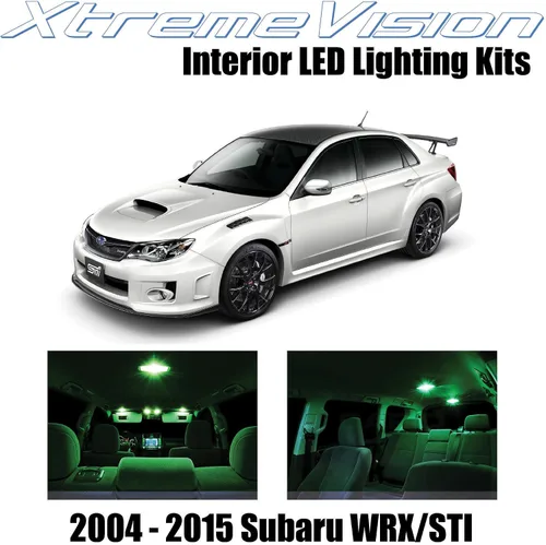 Vista 9 de XtremeVision LED interior para Subaru WRX STI 2004-2015 (10 piezas) kit de LED interior azul + herramienta de instalación
