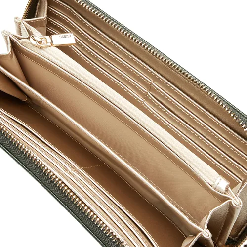 Vista 4 de GUESS Laurel - Cartera grande con cremallera, Logotipo de Dove