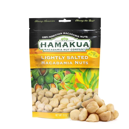 Vista 16 de Hamakua - Nueces de macadamia - Chili picante - Cultivado en Hawai saborizado seco tostado medio y macadamia entera - Nueces de macadamia grandes