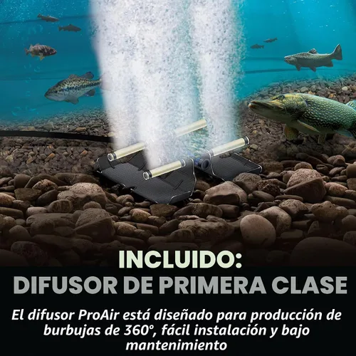 Vista 3 de Airmax PondSeries PS10 115V Sistema de aireación para estanques y lagos de hasta 1 acre