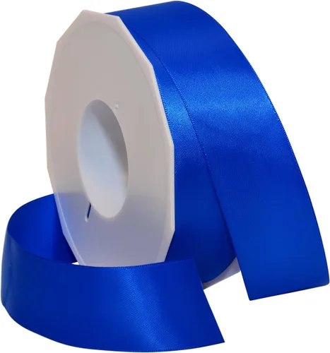 Vista 23 de Morex Ribbon Neon Brights Satinado, 5/8 pulgadas por 50 yardas, azul rey