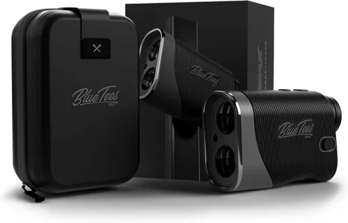 Vista 4 de Blue Tees Golf - Serie 3 Max con telémetro láser con interruptor de pendiente - Rango de 900 yardas, medición de pendiente, tira magnética, pantalla