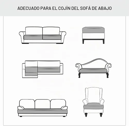 Vista 7 de Yates Home Funda de cojín de piel sintética para sofá, impermeable, elástica, para asiento de caravana, sofá biplaza, protector de muebles, funda