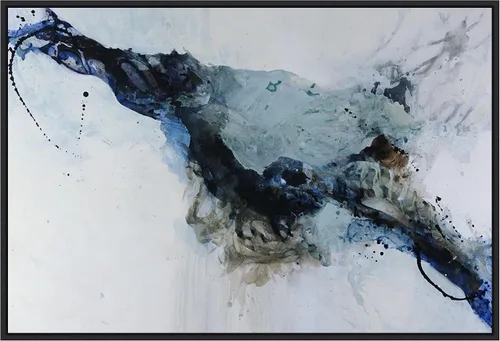 Vista 11 de Amanti Art Framed Canvas Wall Art 16x23 Swift Undercurrent by Kari Taylor, Framed Wall Art Canvas, Abstract Artwork, Traditional Decor, Medium