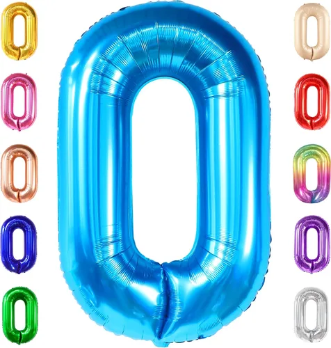 Vista 176 de KatchOn Globo negro del número 1 de 40 pulgadas, globo de feliz cumpleaños