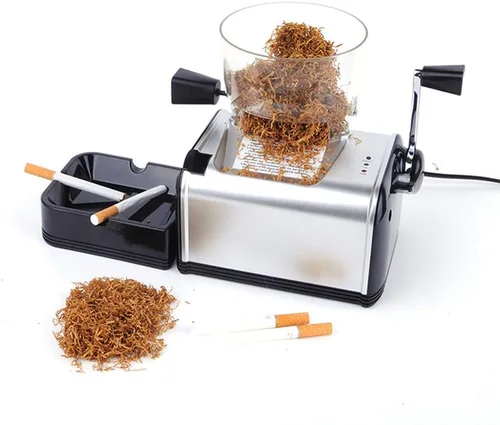 Vista 5 de Fabricante eléctrico del tabaco del inyector del cigarrillo con la tolva y la bandeja