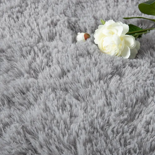 Vista 7 de Softlife Alfombras Esponjosas para Dormitorio, Alfombra de Área Peluda Bonita para Niñas y Niños Habitación de Bebé Decoración del Hogar, 2 x 5 Pies