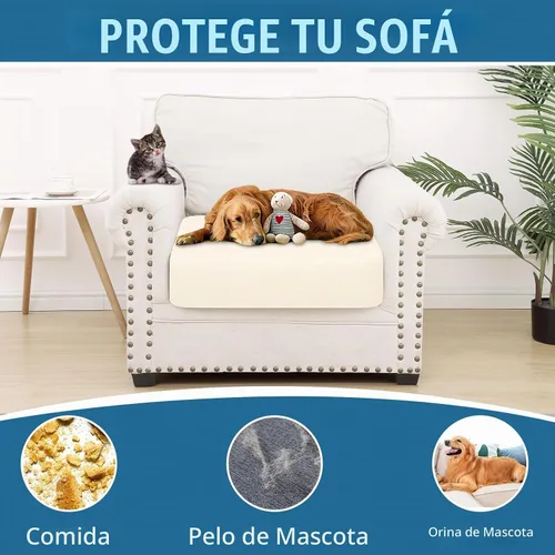 Vista 8 de Smiry Fundas de cojín impermeables para sofá, funda de cojín elástica para sofá