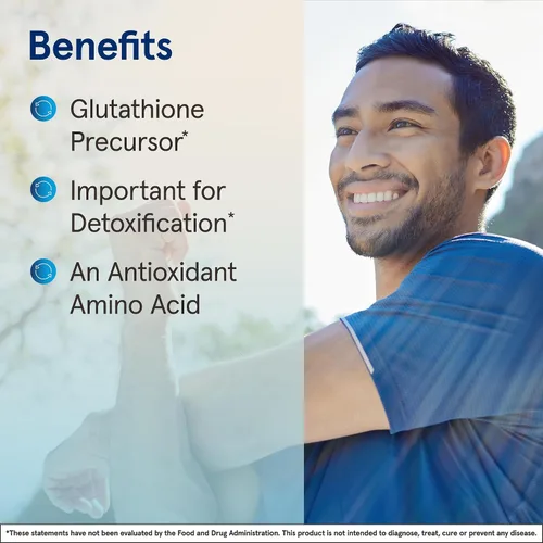 Vista 4 de Jarrow Formulas® N-A-C 500 mg, suplemento dietético, apoyo antioxidante para la salud del hígado, 60 cápsulas vegetales, suministro para 60 días