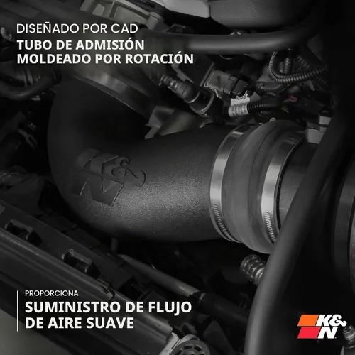 Vista 5 de Conjunto de ingreso de aire de rendimiento K & N