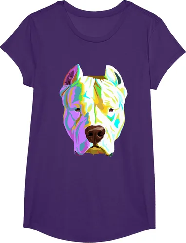 Vista 63 de Colorida camiseta Dogo Argentino, Negro, S