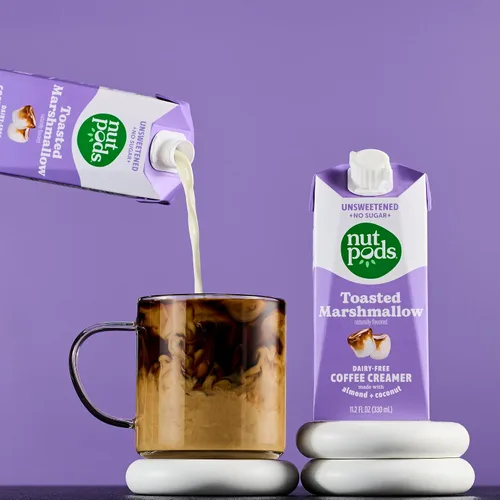 Vista 6 de nutpods Crema de café sin azúcar de malvavisco tostado, sin azúcar, paquete