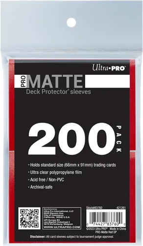 Vista 18 de Ultra PRO - Protector de cubierta de fundas de tarjetas estándar azul PRO-Gloss de 200 unidades, protege y almacena tarjetas coleccionables