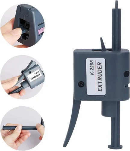 Vista 4 de Extrusora de pasta de soldadura K2208 con boquillas de 0.051 in, dispensador de pegamento de flujo de soldadura semiautomático portátil