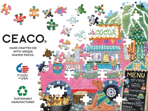Vista 5 de Ceaco - Food Trucks - Festive Food Truck II - Rompecabezas de 500 piezas