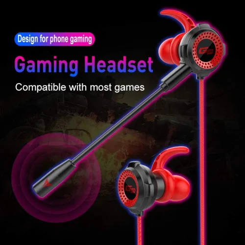 Vista 3 de Bluelans Auriculares para videojuegos con cable con micrófono auriculares intraurales para juegos para PS5S PS4 Xboxs Nintendos Switch Playstations