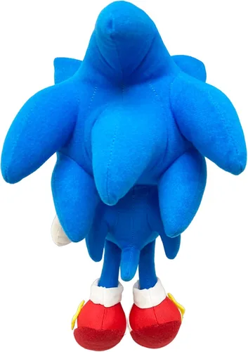 Vista 3 de Great Eastern Entertainment Sonic Classic - Sonic The Hedgehog (brazos cruzados) de peluche de 10 pulgadas de alto