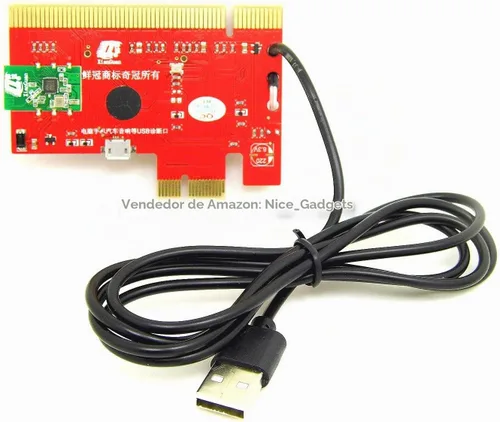 Vista 4 de Nueva tarjeta de prueba de diagnóstico de la placa madre del equipo del probador del poste de la BIOS del ordenador del