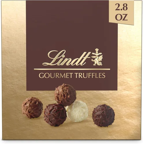 Vista 14 de Lindt Gourmet Truffles - Caja de regalo surtida de dulces de chocolate, 14.7 onzas