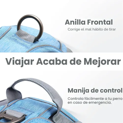 Vista 3 de Pawaii - Arnés para perro sin tirones con etiqueta de identificación de mascotas, chaleco reflectante Built for safer walks with a QR Pet ID Tag