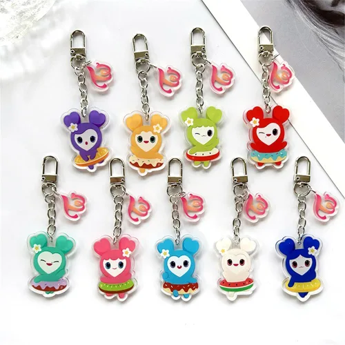 Vista 2 de Valman Kpop - Llavero dos veces precioso llavero dos veces Merch SANA MINA JIHYO NAYEON MOMO JEONGYEON CHAEYOUNG Bolsa Accesorios
