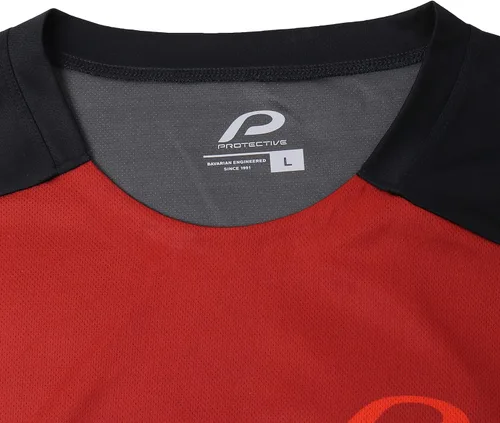 Vista 3 de Protective Jersey de ciclismo MTB para hombre con un ajuste relajado - Café carbonizado reciclado