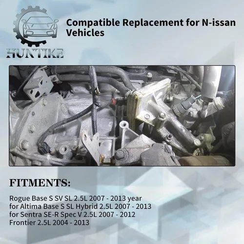 Vista 2 de 21300-JA06A Enfriador de aceite de motor con junta compatible con N-issan Rogue Altima Sentra 2.5L 2007-2013 21304-JA00A