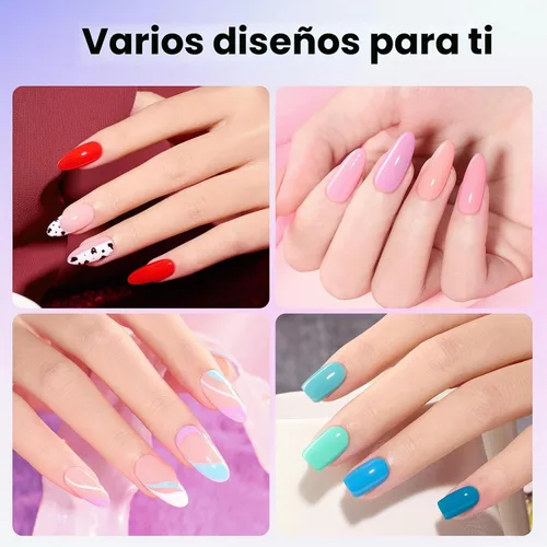 Vista 4 de Beetles - Kit de esmalte de uñas de gel con luz UV, 20 colores, juego de 31