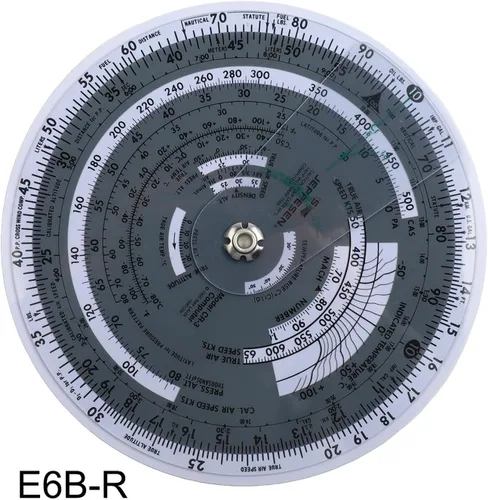Vista 8 de E6B-R Flight Computer 6in Plastic Aviation Slide Rule(E6B-R)