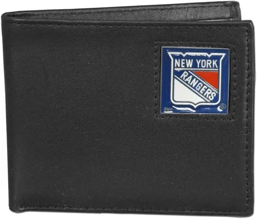 Vista 8 de Siskiyou Sports NHL Cartera de cuero genuino biplegable