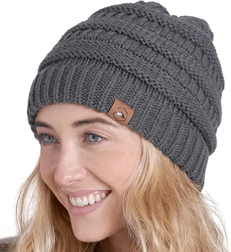 Vista 60 de Gorro de punto para mujer, cálido y suave, elástico, para clima frío de Tough Headwear