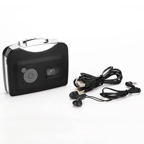 Vista 2 de EZCAP230 Convertidor de casete a MP3, casete USB estéreo cinta digital MP3 con auriculares, convierte fácilmente cintas antiguas a MP3, conversión