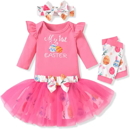 Vista 17 de Aalizzwell Traje de falda navideña para bebés recién nacidos american