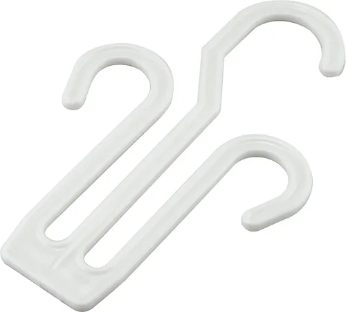 Vista 6 de IFAMIO Paquete de 20 perchas de plástico blanco para secado de zapatos, ligeras, duraderas, resistentes, de secado rápido, ideales para el hogar