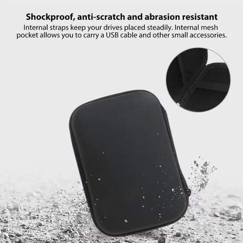 Vista 3 de Ligero 2.5 "Disco duro externo USB disco duro HDD estuche de transporte bolsa protectora para dispositivos digitales de PC portátil