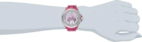 Vista 2 de Disney Adult Enamel Sparkle Analog Quartz Bracelet Watch