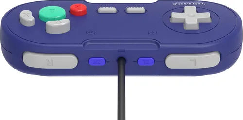 Vista 3 de Retro-Bit Legacy GC - Controlador con cable - para Gamecube y Wii - índigo