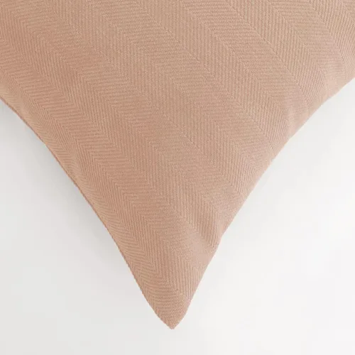 Vista 5 de AMBERIS 2 fundas de almohada (45×45cm) (sin relleno) Beige, estilo moderno 2 fundas de almohada (sin relleno) para decoración del hogar y hotel