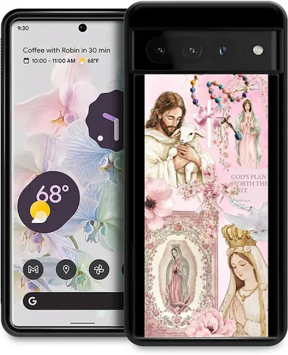 Vista 242 de Compatible con Google Pixel 4A 5G Mobile Case Creative Acrylic Back Panel Silicona Edge Case Slim Protección Especialmente para Google Pixel 4A 5G