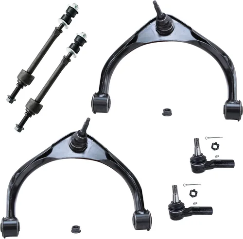 Vista 83 de Detroit Axle - Kit de extremo delantero para Chrysler 300 Dodge Charger 2011-2023 Challenger, 2 Lower Rearward Control Arms 2 Outer Tie Rods 2