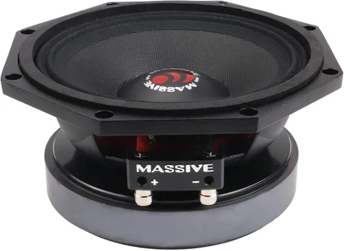 Vista 5 de Massive Audio Altavoz de rango medio MC6R de 6.5" 540W RMS, 8 ohmios, cesta de aluminio fundido, altavoz de alta eficiencia, para DJ, PA
