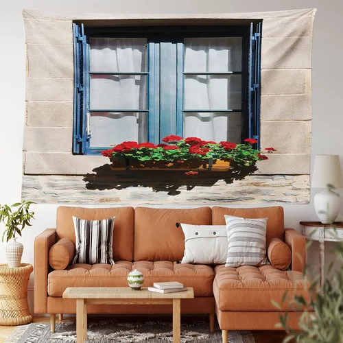 Vista 125 de Ambesonne Tapiz de arte afro, hombre negro fuerte con una corona de trazos impresión de pintura moderna, decoración de tela para colgar en la pared