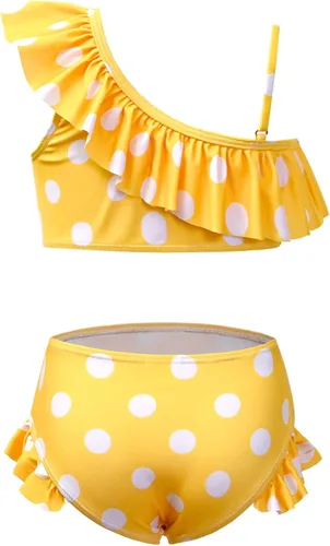 Vista 57 de CHILDRENSTAR Trajes de baño de dos piezas para niñas, traje de baño de playa y piscina