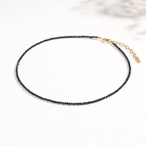 Vista 4 de COAI Collar de piedras preciosas para mujer, delicado collar de cuentas
