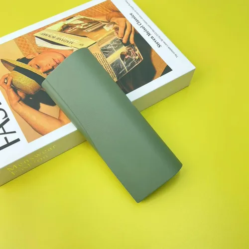 Vista 4 de Estuche rígido de cuero PU para gafas, bolsa de almacenamiento protectora para gafas de sol y gafas